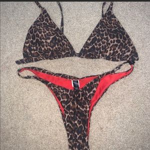 Cheetah bikini